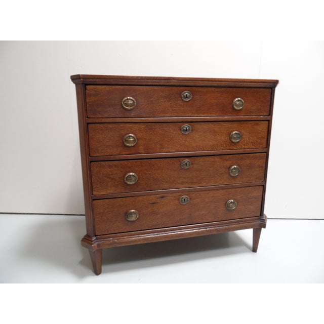 Dutch Chest of Drawers in Oak For Sale - Image 11 of 14