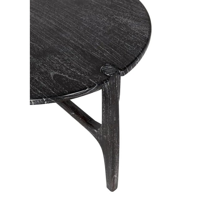 2020s NOIR Bucks Side Table, Sombre Finish For Sale - Image 5 of 6