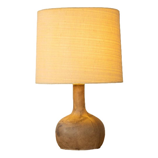 Table Lamp with Ceramic Base, 1970s For Sale