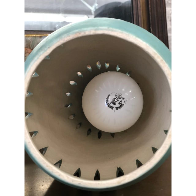 Retro Mid-Century Ceramic Pendant Light For Sale - Image 4 of 7