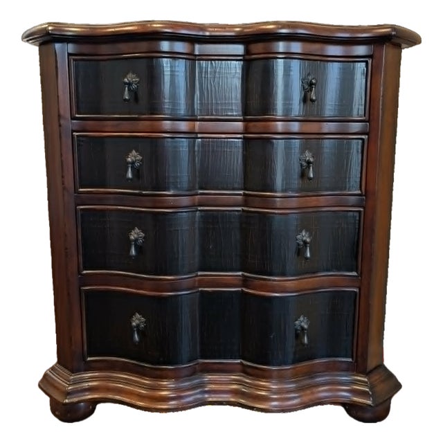 Ethan Allen "Lucca" Serpentine Chest of Drawers For Sale