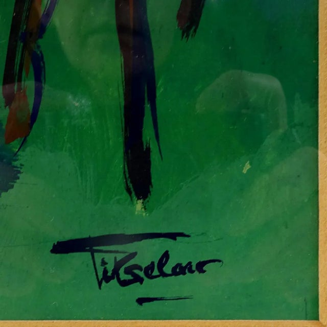 1960s Henri Titselaar, Farmers Yard, Oil Painting For Sale - Image 5 of 7