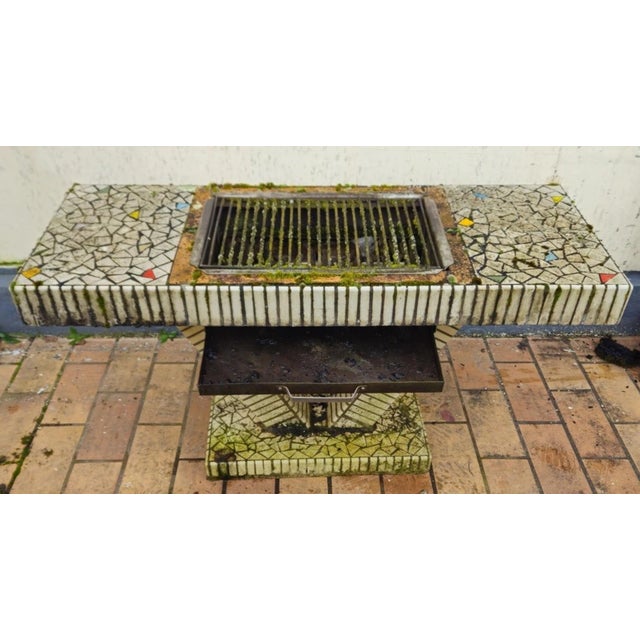 Vintage Ceramic Console After the Creations of Facteur Cheval For Sale - Image 6 of 9