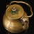 Metal Brass Teapot With Calligraphy and Gem Accents For Sale - Image 7 of 9
