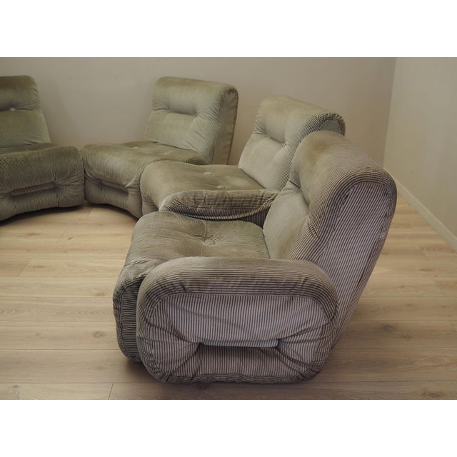 1960s Vintage Italian Modular Sofa, 1960s, Set of 6 For Sale - Image 5 of 14