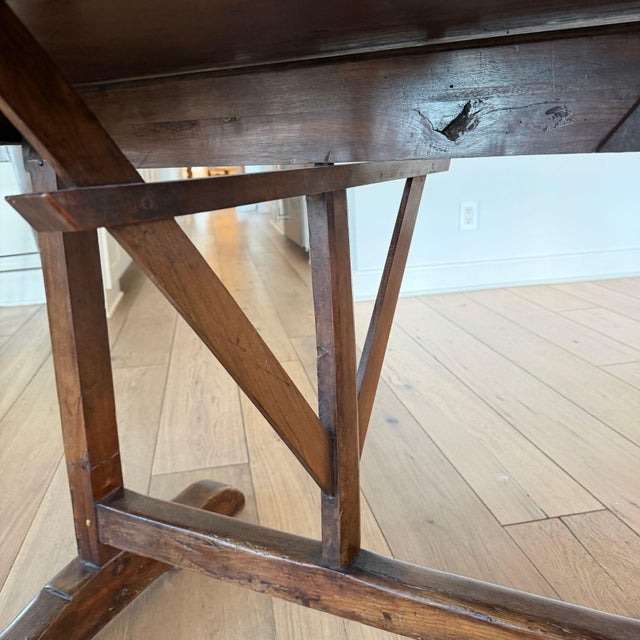 Early 19th Century French Walnut Vigneron Wine Tasting Tilt-Top Table For Sale - Image 10 of 15