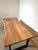 Dining Table in Wood with Metal Legs For Sale - Image 3 of 5