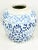 Chinoiserie Vintage Blue and White Ginger Jar For Sale - Image 3 of 7
