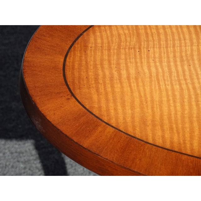 Vintage Ethan Allen Side Table Key Table W Neoclassical Design Sunburst