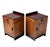 Art Deco Modernist Oak Nightstands or Bedside Tables, 1920s, Set of 2 For Sale - Image 6 of 14