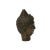 Chinese Vintage Chinese Brown Bronze Color Metal Shakyamuni Buddha Head Figure For Sale - Image 3 of 10