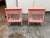 Design Plus Gallery presents a Pair of Refurbished Pink Regency Style Nightstands by Firebird Furniture. This pair has a...