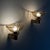 Gold Art Deco Amber Murano Glass Sconces by Aureliano Toso for Toso, 1940s, Set of 2 For Sale - Image 8 of 18