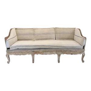 18th Century Swedish Trag Sofa With Cushions