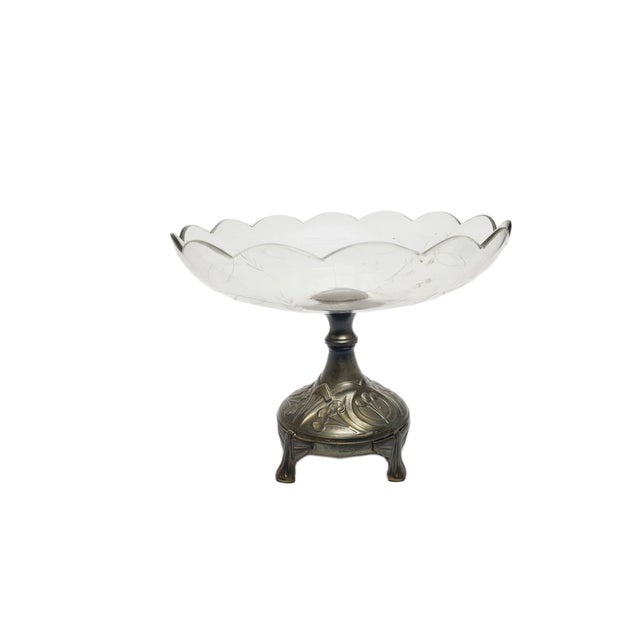 Art Nouveau Bowl on Stand, Germany, 1900s For Sale - Image 7 of 15