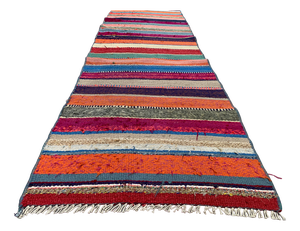 Turkish Narrow Kilim Runner Rug