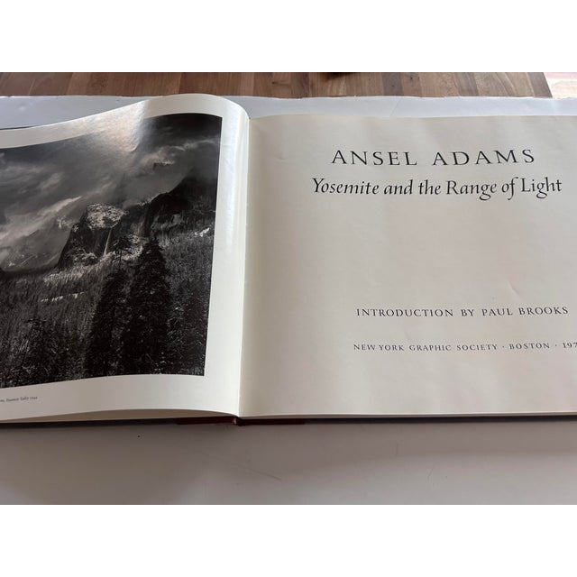 Signed Vintage Ansel Adams’ “Yosemite & the Range of Light”coffee Table