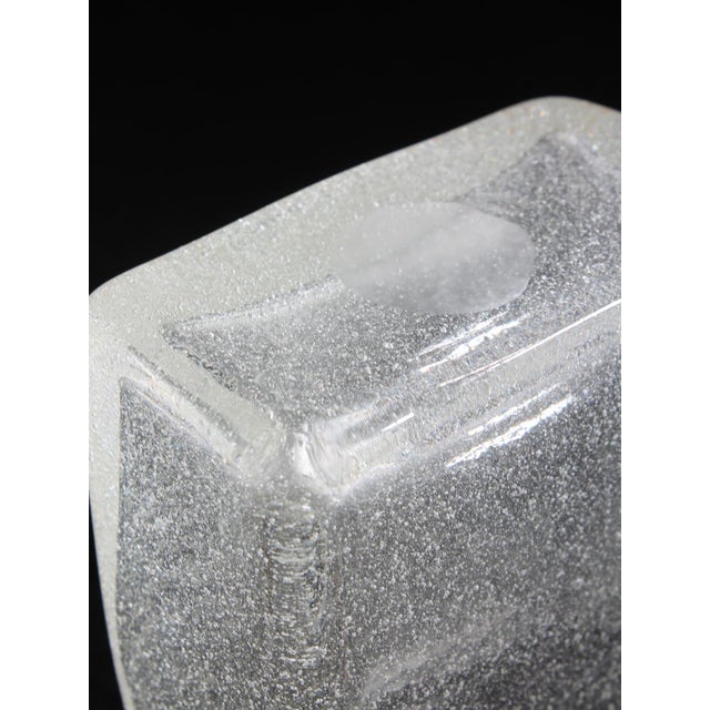 Vintage Iglu Bubbles Glass Vase by Oiva Toikka for Nuutajärvi, 1970s For Sale - Image 4 of 6