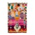 Vintage Boujad Moroccan Handmade Geometric Multicolor Berber Wool Rug For Sale