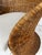 Vintage Fan Back Wicker Chair For Sale - Image 11 of 12