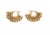 This is a beautiful pair of vintage earrings from designer Talisman, crafted from 14k yellow gold with a cluster of hand...