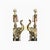 An exceptional pair of vintage designer elephant table lamps attributed to Mark Roberts, masterfully blending sculptural...