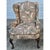 Late 20th Century Hickory Chair Cocoa Brown Rose and Ribbon Pattern Wing Back Arm Chair For Sale In Washington DC - Image 6 of 13