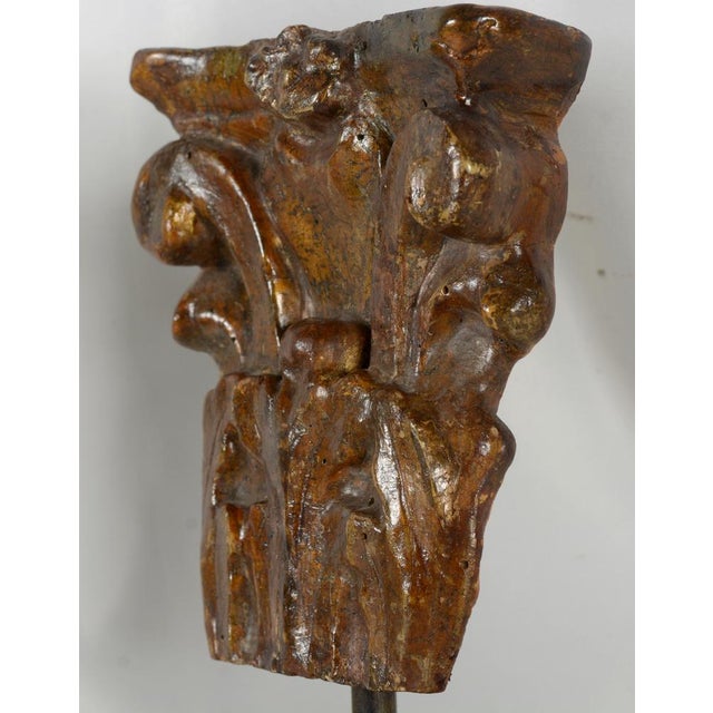 Louis XIV Capital Friezes in Gilded Wood, Set of 2 For Sale - Image 9 of 18