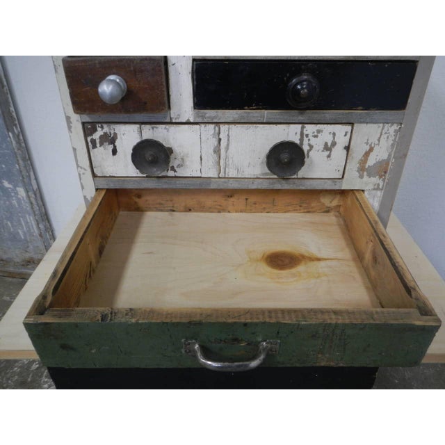 Table Chest of 7 Drawers, 1980s For Sale - Image 9 of 13