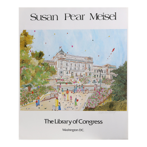 Library of Congress, Signed Poster by Susan Pear Meisel