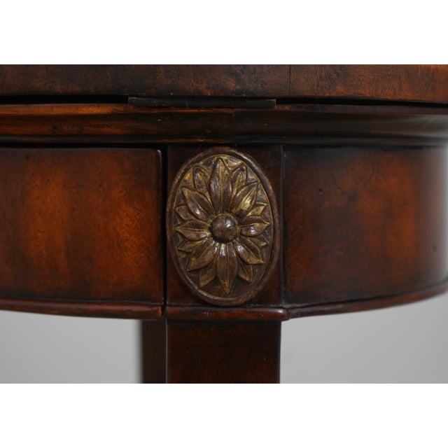 Theodore Alexander Kidney Mahogany Desk For Sale - Image 12 of 18