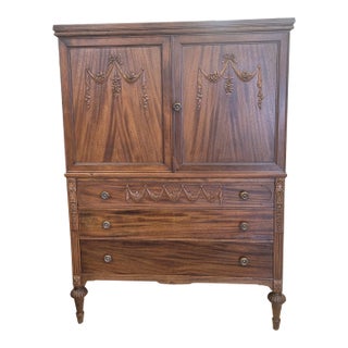 1920s Deco Period French Chifferobe Chest For Sale