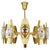 25 Brass Chandelier with Optical Prism Lenses by Oscar Torlasco, 1970s For Sale - Image 17 of 17