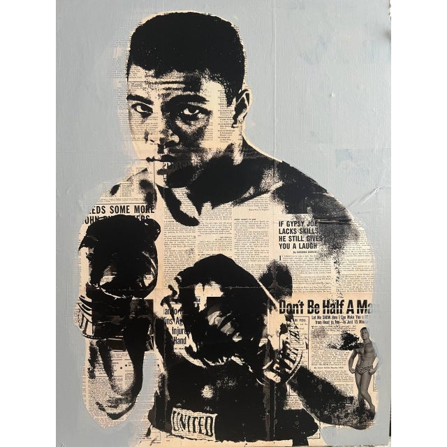 Figurative The Greatest - Muhammad Ali Painting by Dane Shue For Sale - Image 3 of 3
