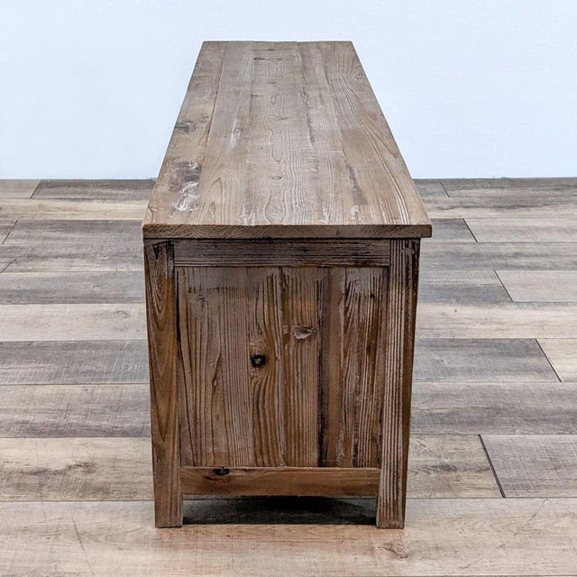 Pottery Barn Parker Reclaimed Wood Media Console Chairish