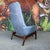 Mid-Century Modern Ib-Kofod Larsen Reclining Rosewood and Leather Lounge Chair For Sale - Image 3 of 12