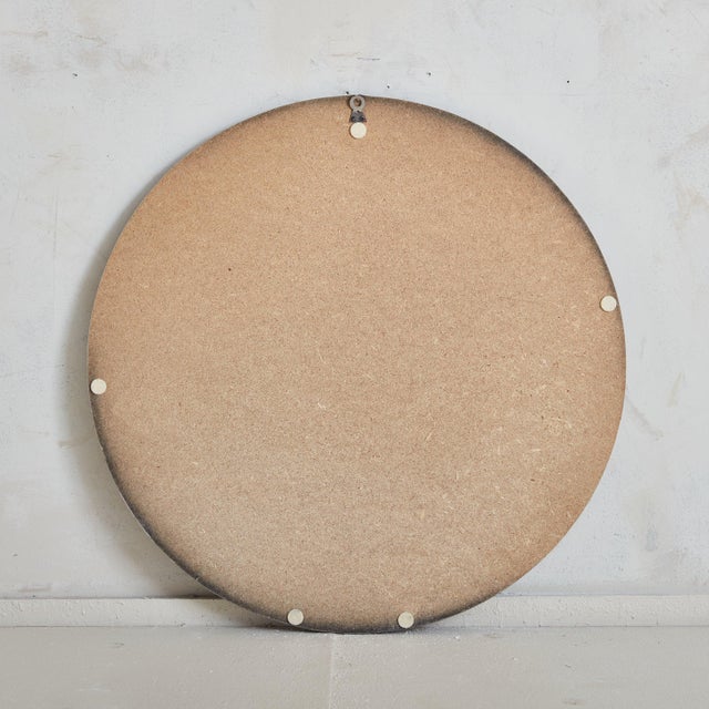 Italian Round Bronze Mirror, 1960s For Sale - Image 17 of 18