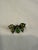 Antique Art Nouveau Insect Brooch with Green Paste Stones and Butterfly Bow Tie in C-Clasp, 1890s For Sale - Image 5 of 7