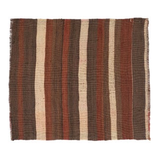 Striped Vintage Mini Kilim Rug - 2`0″ X 2`3″ For Sale