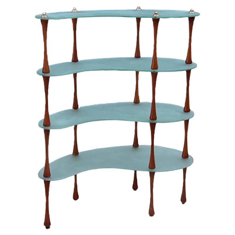 Minimal Sculptural Shelving Unit, 1960s Chairish