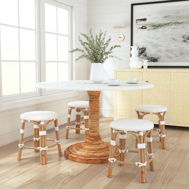With its 18" seat height, this charming Butler Specialty Company dining stool is perfectly suited for casual seating at...