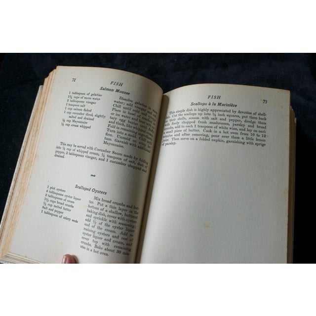 1935 Depression Era Alice Foote McDougalls Cook Book 1st Edition Recipe Menus Vintage Kitchen House & Home Economics Chefs Gift For Sale - Image 9 of 15