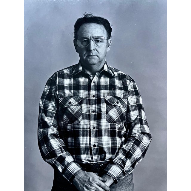 Richard Avedon B&W Photograph in the style of Avedon's "In the American West" - Artist Unknown For Sale - Image 4 of 10