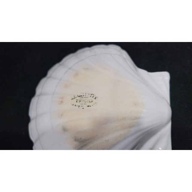 1900s Antique French Limoges René Frugier "Aluminite" Shell Dishes - Set of 6 For Sale In Tampa - Image 6 of 7