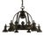Viennese Wrought Iron Chandelier, Austria, 1900s For Sale
