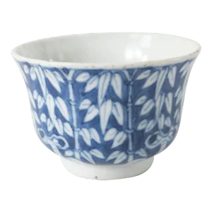 19th Century Chinese Blue and White Porcelain Cup