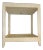 Contemporary Komodo White Side Table For Sale