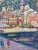 Italian Malcesine on Lake Garda Painting Art by Enzo Leone For Sale - Image 3 of 12