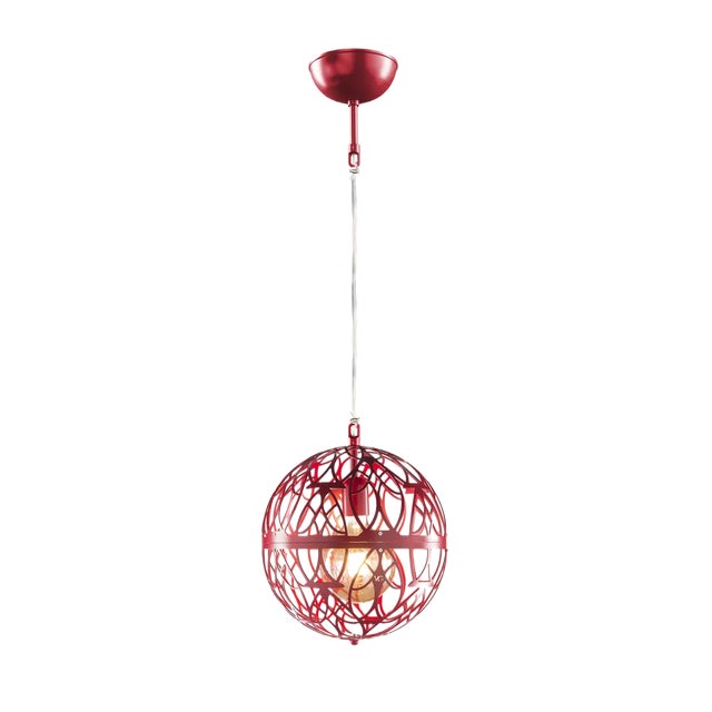 Steel Marte Arabesque 30 Ceiling Lamp from VGnewtrend For Sale