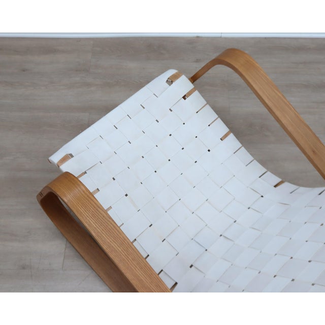 Ivory Vintage Dondolo Rocking Chair from Crassevig, 1970s For Sale - Image 8 of 14